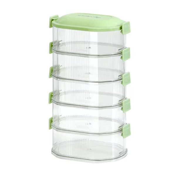 set de 5 Recipientes Herméticos: Organización y Frescura Total en tu Cocina 🍱✨