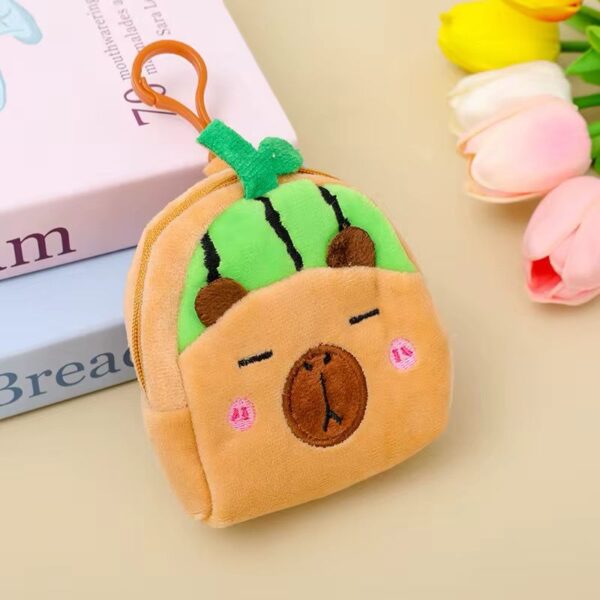 Monedero de Capibara Carpincho Mini Bolso para Monedas y Accesorios - Tendencia Viral 🦦👛