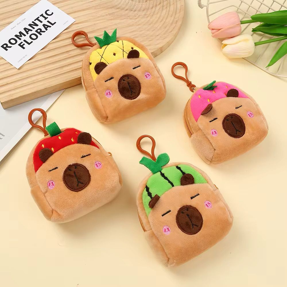 Monedero de Capibara Carpincho Mini Bolso para Monedas y Accesorios - Tendencia Viral 🦦👛