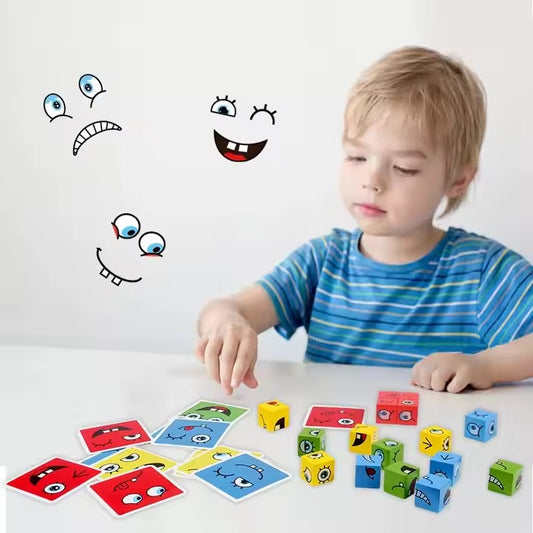 Juego Educativo de Mesa Emoji | Bloques de Expresiones y Cartas