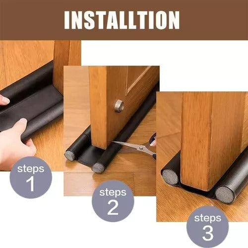 Pack x2 Burlete Doble para Puerta: Aislamiento Total y Protección para tu Hogar 🚪🛡️