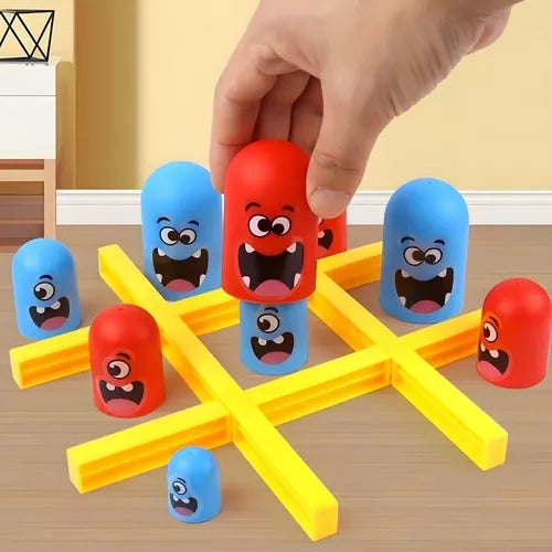 Juego de Mesa Ta-Te-Ti Clásico - Tablero de Estrategia Didáctico 21x21cm para Niños y Familia ❌⭕