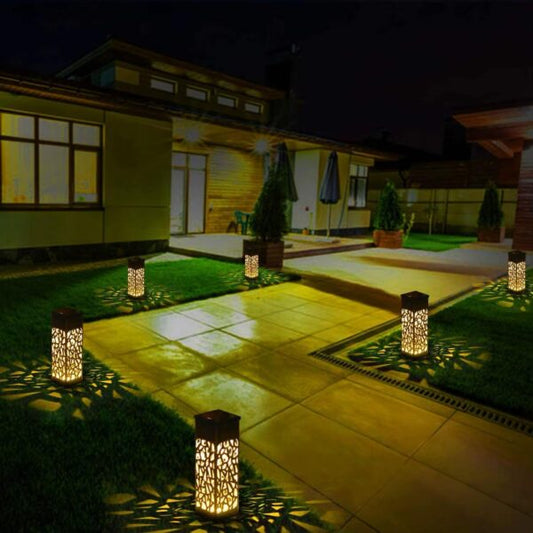 Pincho Solar Rectangular: Iluminación LED Moderna y Autónoma para Exterior 💡🏡