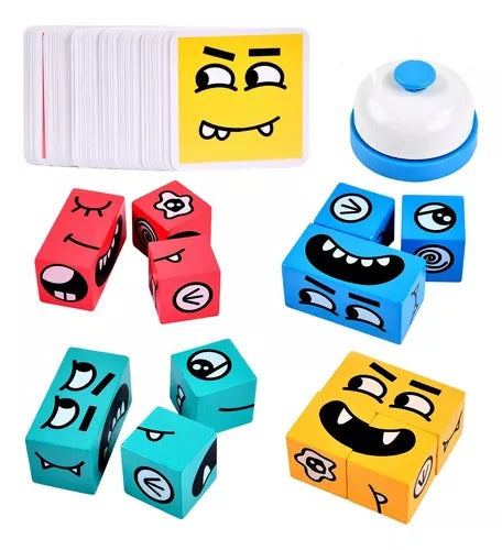 Juego Educativo de Mesa Emoji | Bloques de Expresiones y Cartas