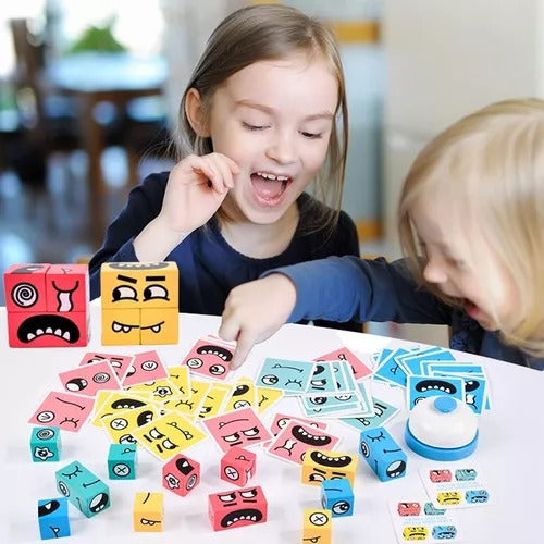Juego Educativo de Mesa Emoji | Bloques de Expresiones y Cartas