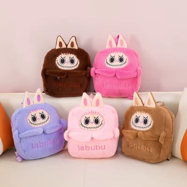 Mochila de Labubu 40x29cm - Morral de Tendencia con Personaje Viral y Gran Capacidad 👹🎒