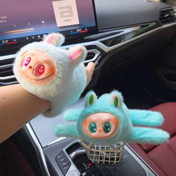 Pulsera Labubu Slap Ajustable - Accesorio Infantil Serie The Monsters Tendencia Viral 🦄⌚