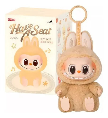Muñeco Labubu Have A Seat Grande - Figura Coleccionable Serie The Monsters Tendencia Viral 🦄🪑