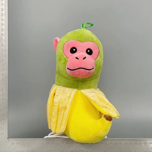 Peluche Chimpanzini Bananini 23cm - Mono de Felpa Suave con Diseño de Banana 🐒🍌