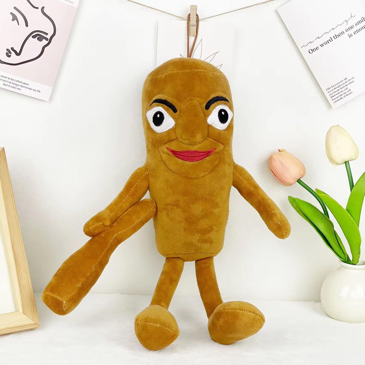 Peluche Tun Tun Sahur 35cm - Peluche de Tendencia Suave y Esponjoso 🧸✨
