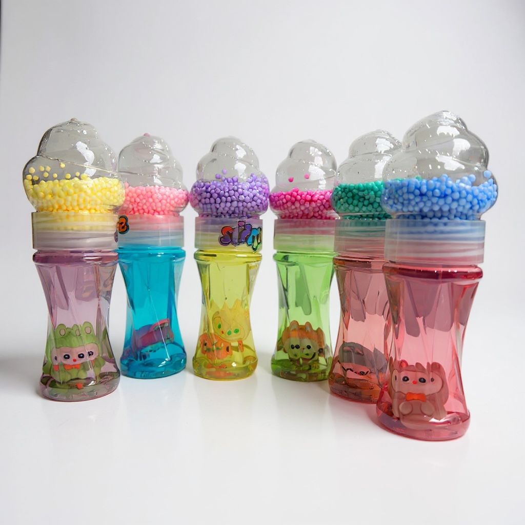 Slime Labubu 2 en 1 Conito Helado - Juguete Sensorial Elástico Coleccionable Tendencia 🍦✨
