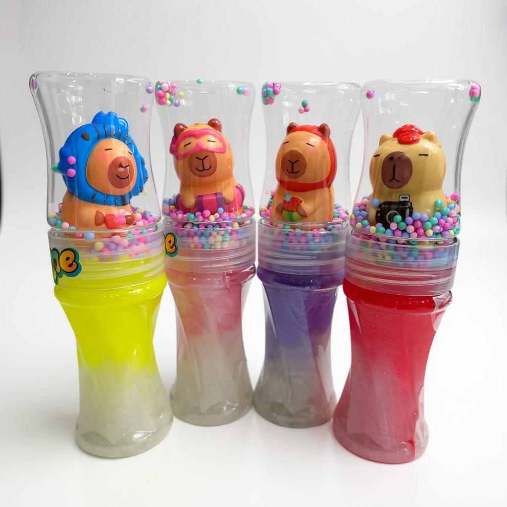 Slime Capibara Carpincho Juguete Sensorial Antiestrés - Masa Elástica Tendencia Viral 🦦🌈
