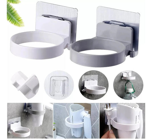 Soporte para Secador de Pelo de Pared: Organizador Universal y Elegante