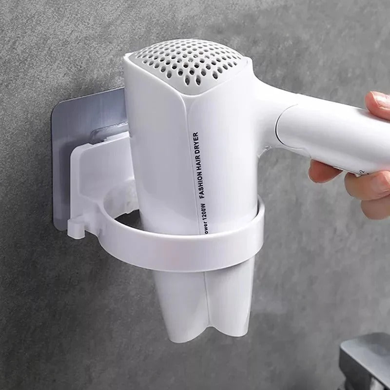 Soporte para Secador de Pelo de Pared: Organizador Universal y Elegante