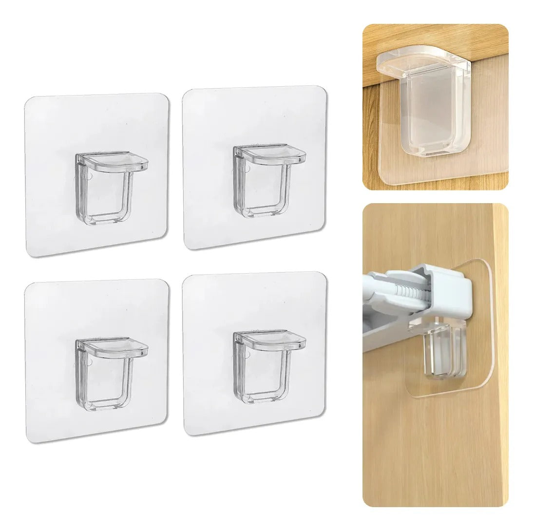 Soporte Plástico para Estantes x 4 Piezas: Escuadras de Alta Resistencia