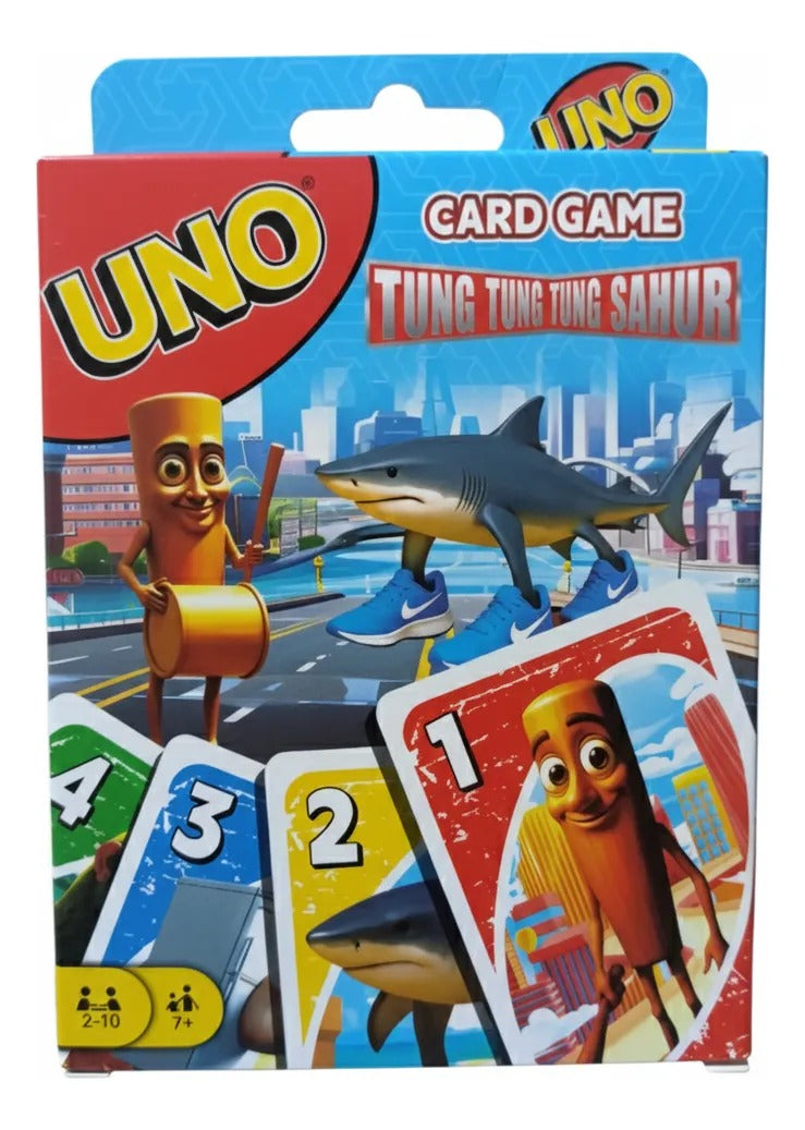 Juego de Cartas UNO Tung Tung Sahur: Edición Viral Meme Brainrot