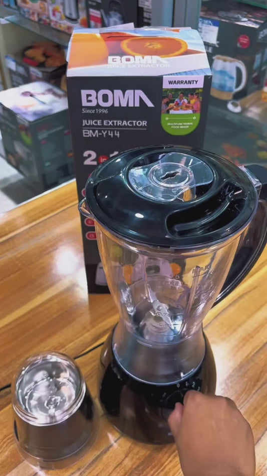 Licuadora y Trituradora Boma 2 en 1: 1.4 Litros, Potencia 450W