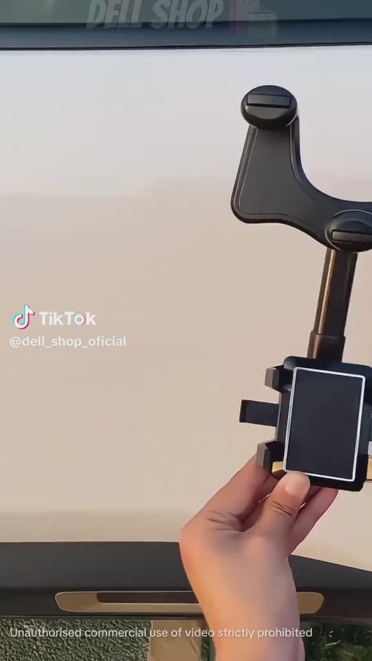 Soporte de Celular para Espejo Retrovisor: Rotación 360° y Agarre Ultra Firme