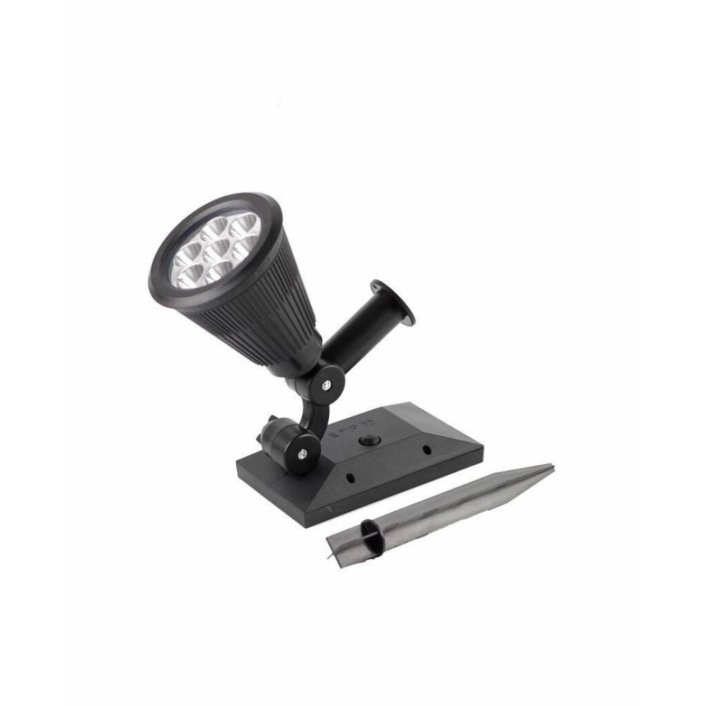 Foco LED RGB Solar Exterior 2W | Estaca Batería 2000 mAh ABS PVC