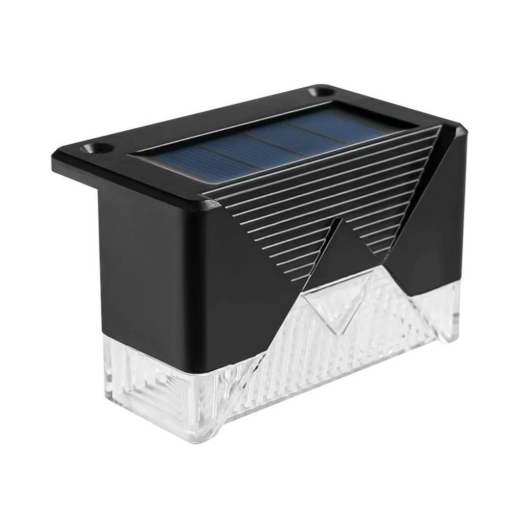 Luces Solares para Escalera y Exterior Set x4 | Luz Fría LED ABS