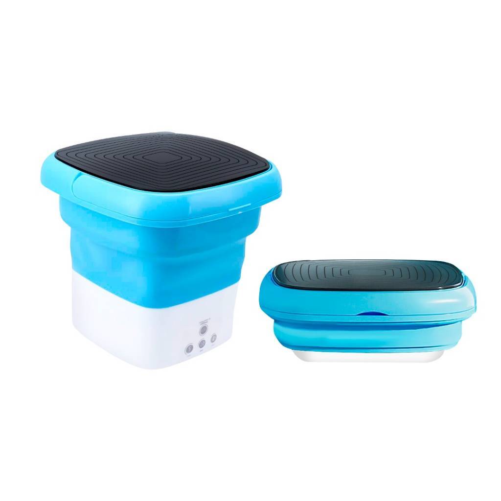 Lavadora Plegable Portátil 4.5L | Lava Enjuaga y Centrifuga Ropa