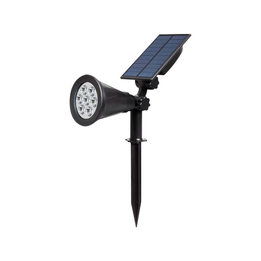 Foco LED RGB Solar Exterior 2W | Estaca Batería 2000 mAh ABS PVC