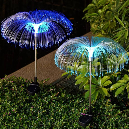 uces Solares LED RGB de Jardín Set x2 | Estacas Orientables 78cm