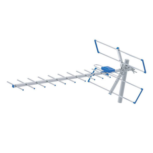 Antena Exterior TV Digital LEDSTAR LTV-2515 | Alcance 80km Ganancia 23dB