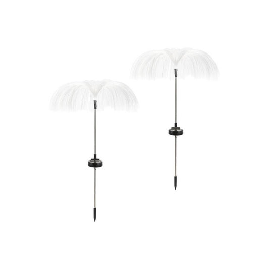 uces Solares LED RGB de Jardín Set x2 | Estacas Orientables 78cm