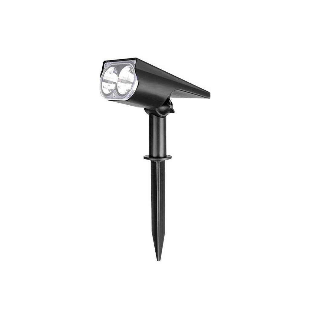 Foco LED Solar Exterior para Jardín | Estaca Orientable ABS y PVC