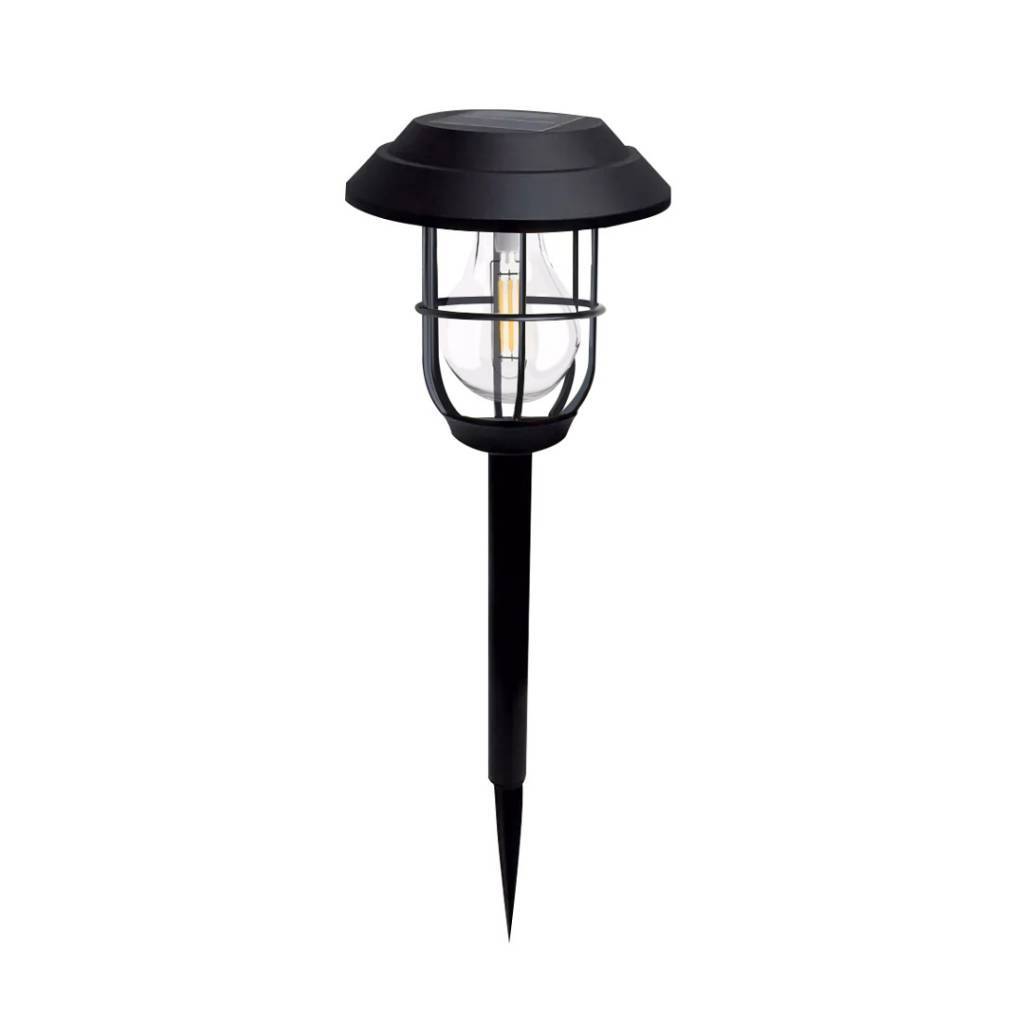 Farol LED Solar Exterior para Jardín Set x2 | 2 Niveles 59cm Impermeable
