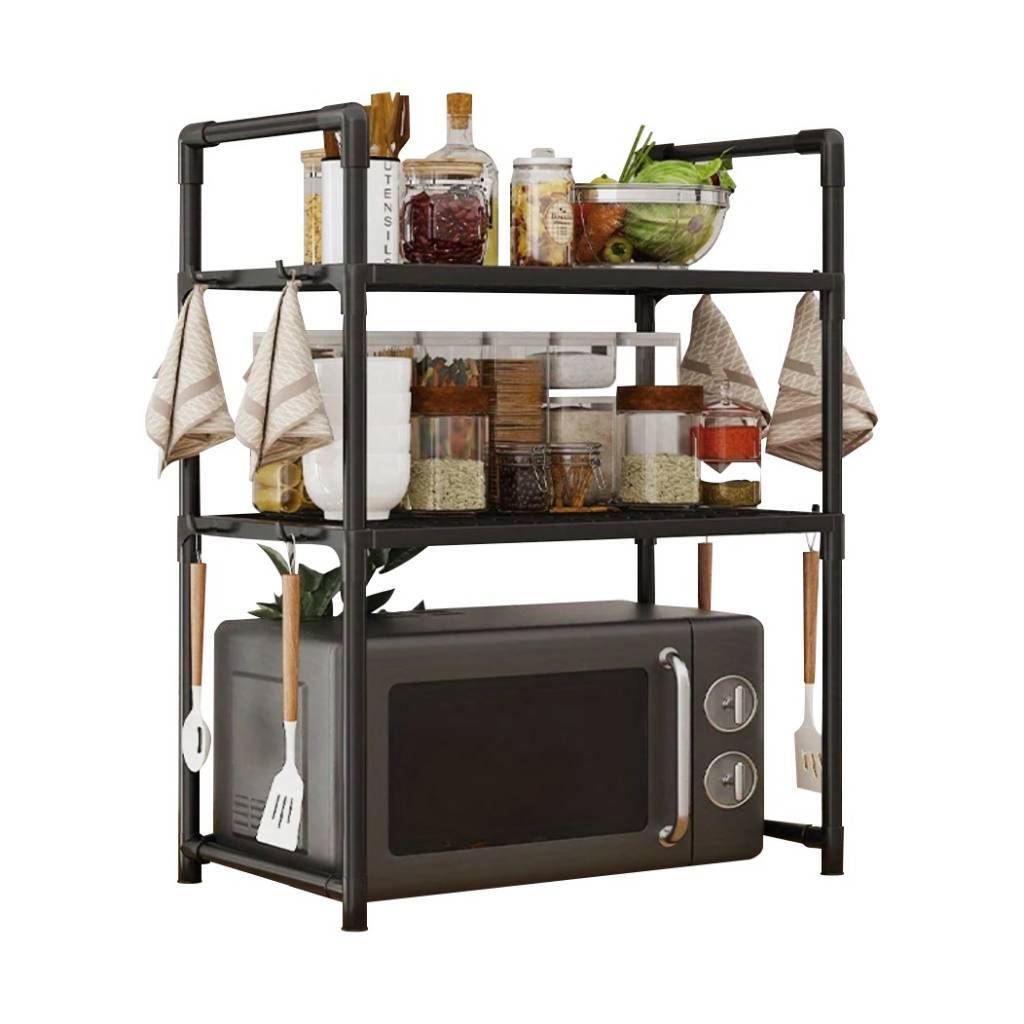 El Organizador Perfecto: Estante de Cocina 3 Niveles Multiuso Metal y ABS