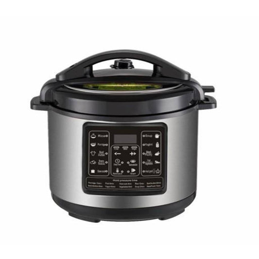 Olla a Presión Eléctrica Boma 6L: 18 Funciones, 1000W y Acero Inoxidable