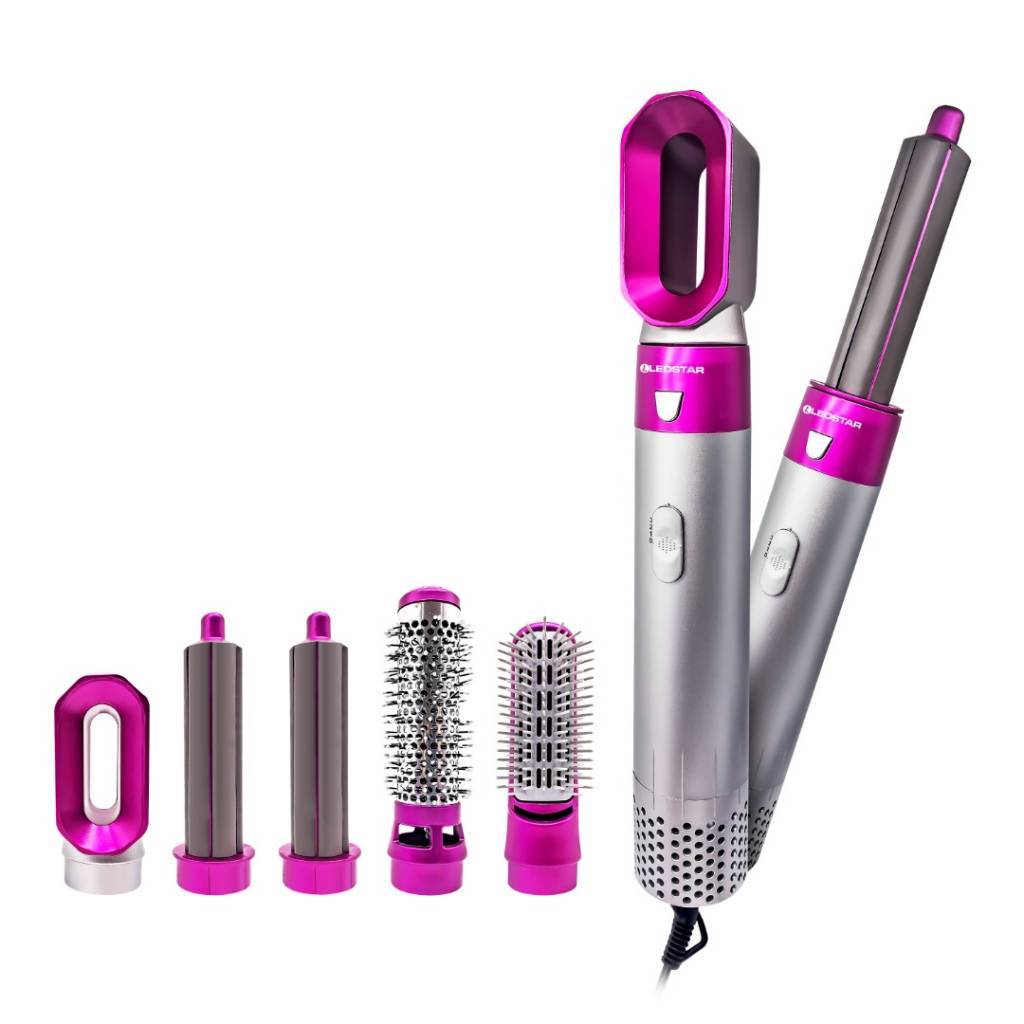 Cepillo Moldeador y Secador 5 en 1 LEDSTAR Premium: Volumen y Alisado Profesional
