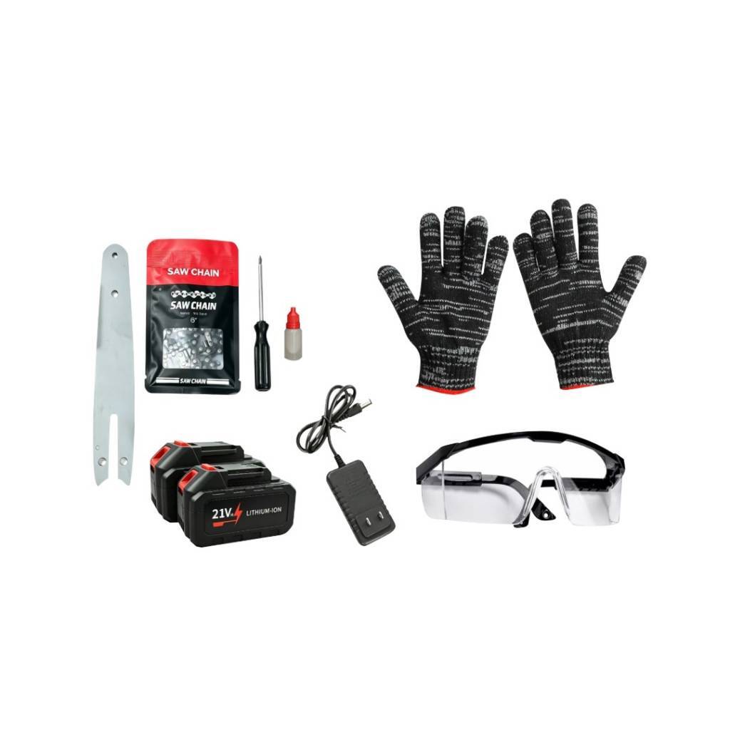 Mini Sierra Podadora Inalámbrica LEDSTAR 21V 6” | 2 Baterías y Maletín