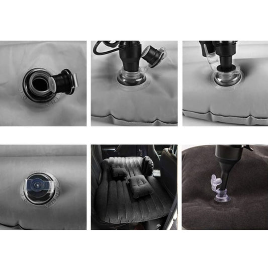 Colchón Inflable para Auto Premium: Cama de Viaje + Inflador Eléctrico 12V