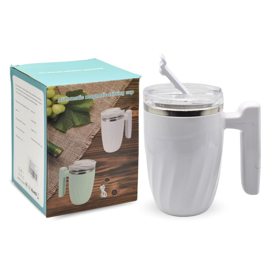 Taza Térmica Auto Revolvedora con Mango 380ml - Recargable USB
