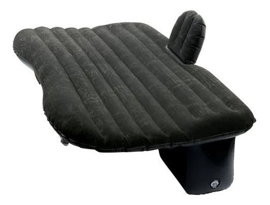 Colchón Inflable para Auto Premium: Cama de Viaje + Inflador Eléctrico 12V