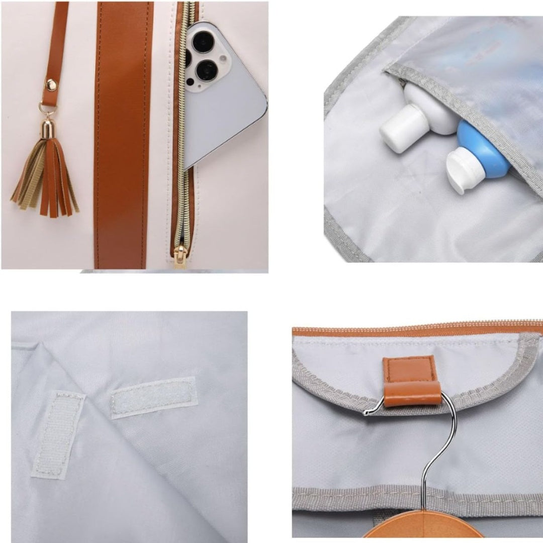 Bolso de Viaje Convertible: Organizador Anti-Arrugas - 3 en 1 - 52x32x25cm