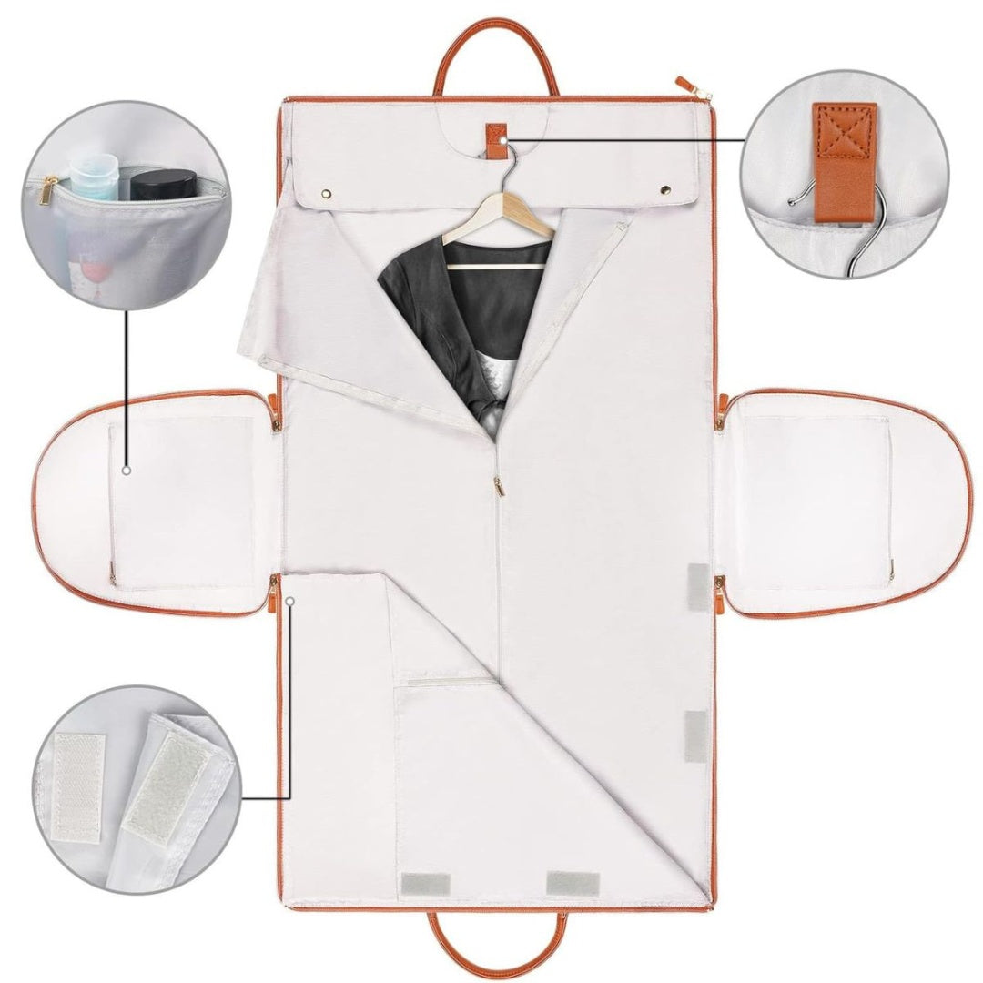 Bolso de Viaje Convertible: Organizador Anti-Arrugas - 3 en 1 - 52x32x25cm