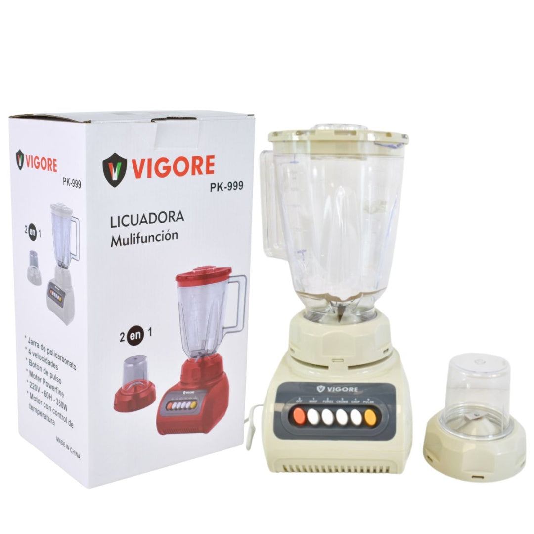 Licuadora y Picadora 2 en 1  350W - Potencia y Durabilidad