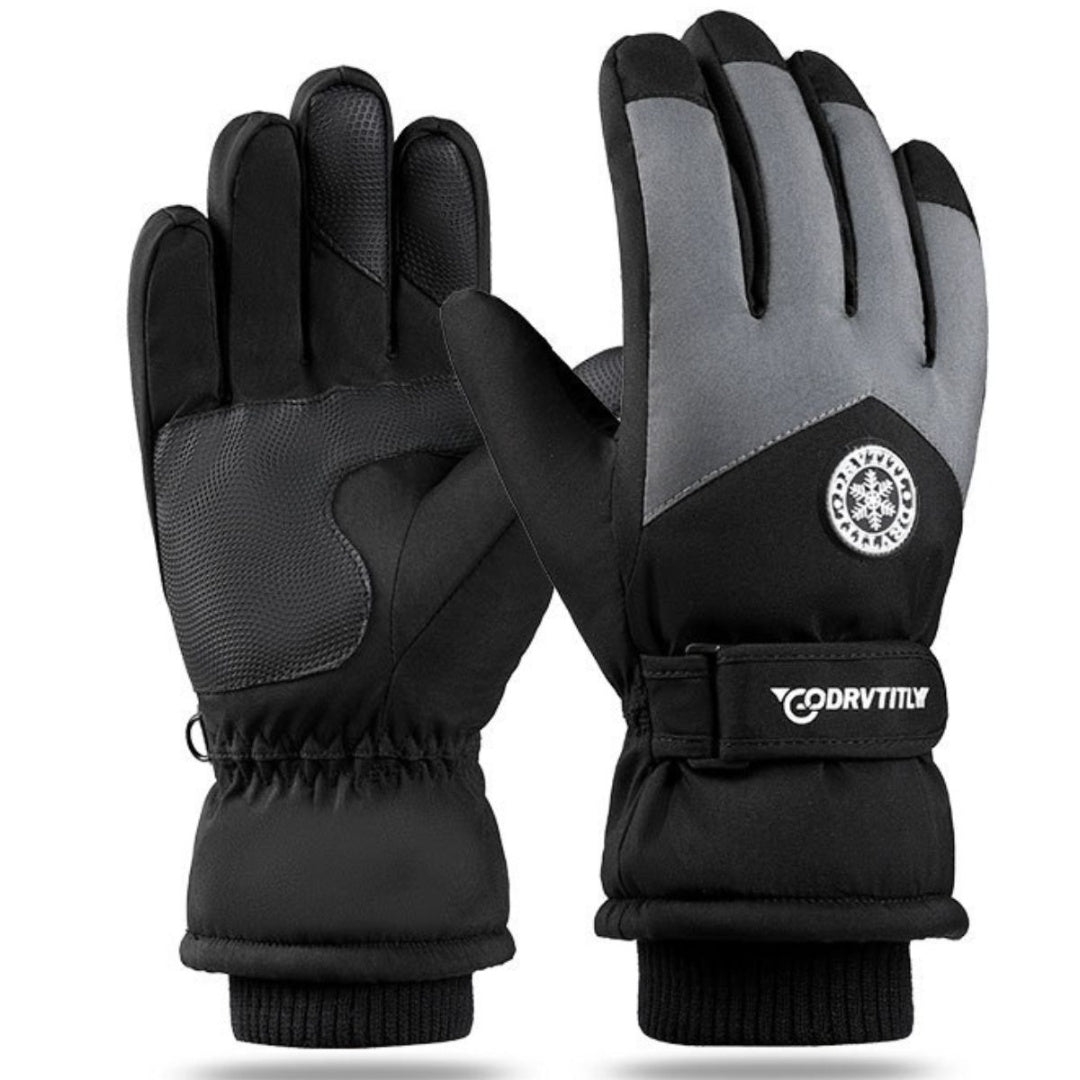 Guantes de Invierno Impermeables con Forro Sherpa: Térmicos, Táctiles y Antideslizantes