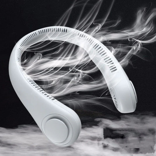Ventilador de Cuello Portátil Recargable USB - Flexible, 3 Velocidades y Ultra Silencioso 🌬️🎧